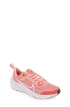 Nike Kids' Air Zoom Pegasus 40 Running Shoe In Coral/ White/ Citron/ Coral