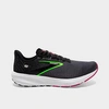 Brooks Women's Launch 10 Running Shoes In Black/blackened Pearl/green