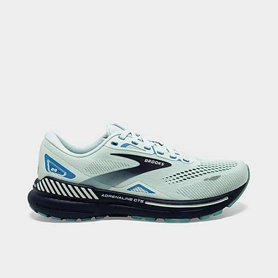 Brooks Womens  Adrenaline Gts 23 In Blue Glass/nile Blue/marina