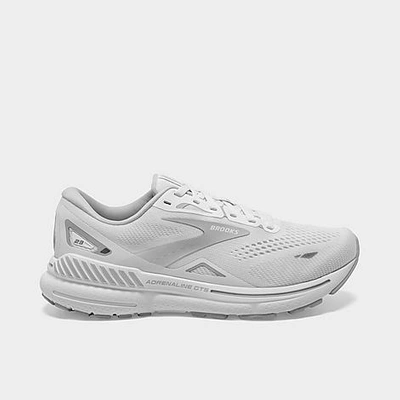 Brooks Women's Adrenaline Gts 23 Running Shoes In Silver/white/oyster
