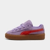 Puma X Fenty Creeper Sneakers In Purple With Gum Sole