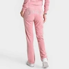 Juicy Couture Women's Og Big Bling Velour Track Pants In Multi