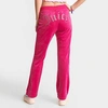 Juicy Couture Women's Og Big Bling Velour Track Pants In Multi