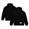 Mitchell & Ness Men's  Black Toronto Raptors Hardwood Classics Tonal Pullover Hoodie In Black