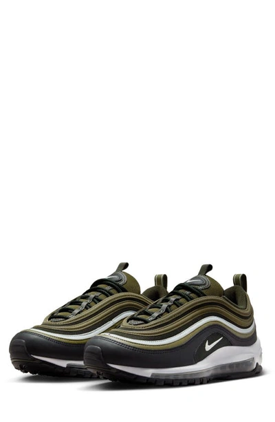 Nike Men's Air Max 97 Shoes In Medium Olive/ Silver/ Sequoia