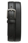Cole Haan 32mm Leather Belt In Black