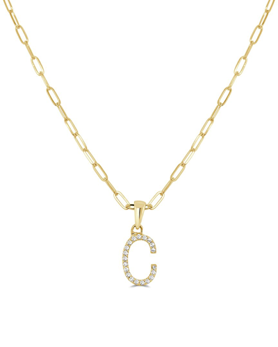 Sabrina Designs 14k 0.07 Ct. Tw. Diamond Necklace In Gold