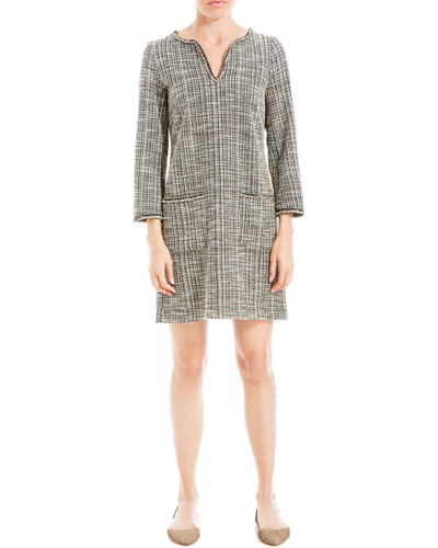 Max Studio 3/4-sleeve Tweed Short Dress