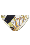 Tory Burch Graphic-print Bikini Bottoms In Blu