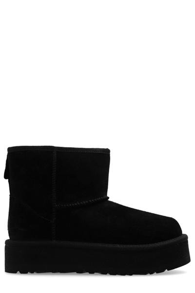 Ugg Kids' Classic Mini Platform Boots In Nero