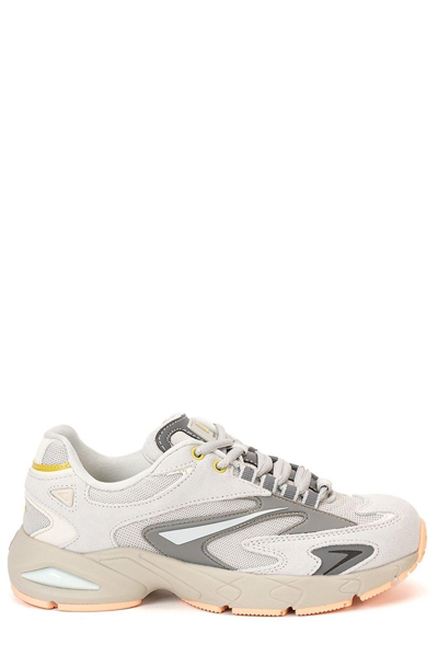 Date Sn23 Colour-block Panelled Sneakers In Ligth Grey