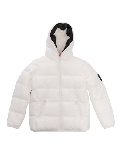 Save The Duck Kids' Kate Padded Jacket In Off White