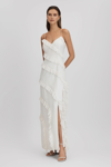 AMUR AMUR RUFFLE MAXI DRESS