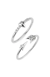 AJOA LOVE STACKING RINGS SET