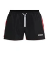 HUGO FULLY LINED SWIM SHORTS IN QUICK-DRYING FABRIC