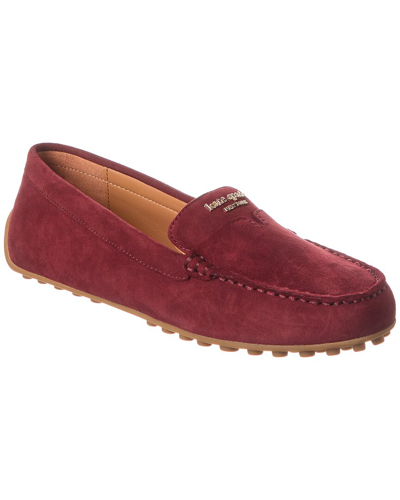 Kate Spade New York Deck Suede Loafer In Red
