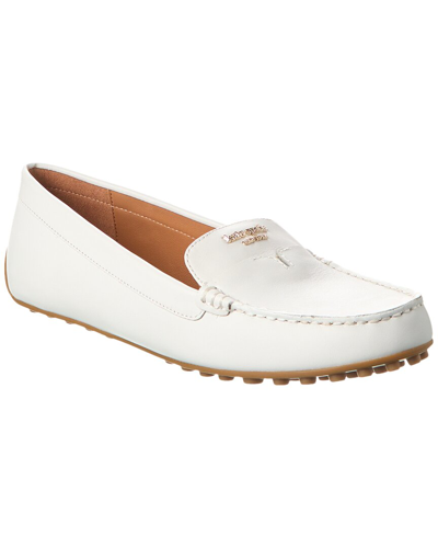 Kate Spade New York Deck Leather Loafer In Optic White
