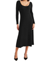 BODEN BODEN SEMI-FITTED SCOOP NECK KNITTED MIDI DRESS
