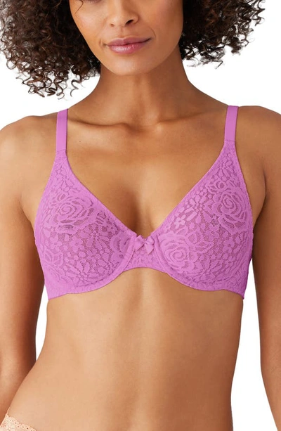 Wacoal Halo Lace Convertible Underwire Bra In First Bloom