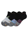 Bombas Running Ankle Sock 3-pack In Celeste Plum Mix