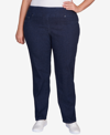 RUBY RD. PLUS SIZE PULL ON DENIM PANTS