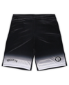 Fanatics Men's  Black Brooklyn Nets Big And Tall Fadeaway Shorts In Black