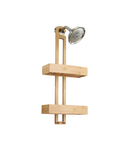 Idesign Formbu Bamboo Hanging Shower Caddy In Natural