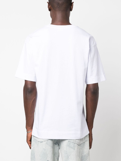 Dries Van Noten T-shirt Heli In White