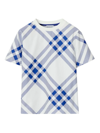 BURBERRY T-SHIRT CON STAMPA CHECK