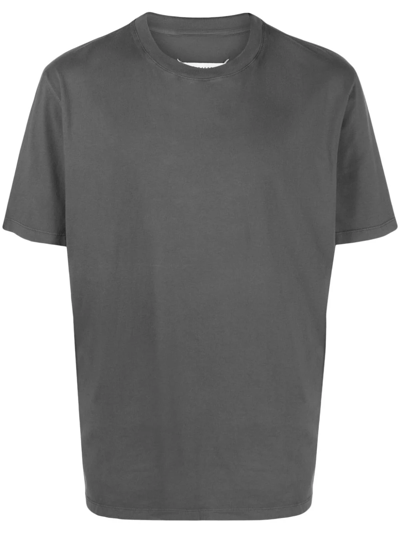Maison Margiela T-shirt In Cotone Biologico In Grey