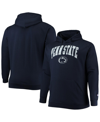 CHAMPION MEN'S CHAMPION NAVY PENN STATE NITTANY LIONS BIG AND TALL ARCH OVER LOGO POWERBLEND PULLOVER HOODIE