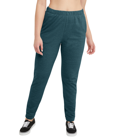 Hanes Women's Perfect Triblend French Terry Cinch Leg Pants In Cactus