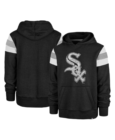 47 Brand Men's ' Heather Black Chicago White Sox Premier Nico Pullover Hoodie