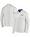 Colosseum White Ucla Bruins Tortugas Logo Quarter-zip Jacket In White
