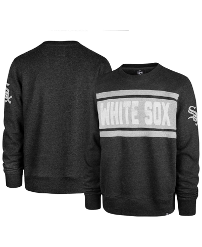 47 Brand Men's ' Black Chicago White Sox Bypass Tribeca Pullover Sweatshirt