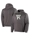 ADPRO SPORTS MEN'S CHARCOAL ROCHESTER KNIGHTHAWKS SOLID PULLOVER HOODIE