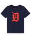 OUTERSTUFF TODDLER BOYS AND GIRLS NAVY DETROIT TIGERS TEAM CREW PRIMARY LOGO T-SHIRT
