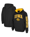 Colosseum Youth  Black Iowa Hawkeyes 2-hit Team Pullover Hoodie In Black