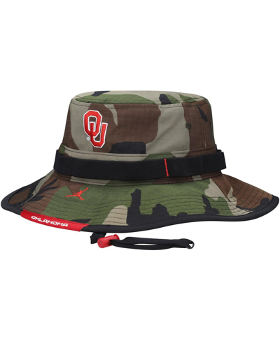 Jordan Men's  Camo Oklahoma Sooners Boonie Performance Bucket Hat