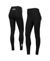 PRO STANDARD WOMEN'S PRO STANDARD BLACK BROOKLYN NETS CLASSICS LUX LEGGINGS