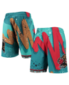 Mitchell & Ness Men's  Turquoise Vancouver Grizzlies Hardwood Classics 1998 Hyper Hoops Swingman Shor In Turquoise