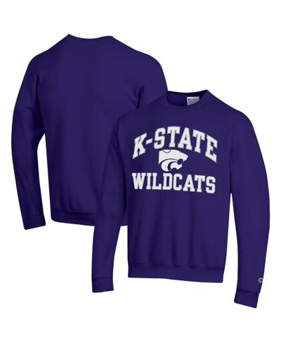 Champion Purple Kansas State Wildcats High Motor Pullover Sweatshirt