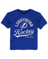 OUTERSTUFF TODDLER BOYS AND GIRLS BLUE TAMPA BAY LIGHTNING TAKE THE LEAD T-SHIRT