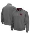 Colosseum Charcoal Texas State Bobcats Tortugas Logo Quarter-zip Jacket In Charcoal