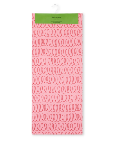 KATE SPADE IN THE LOOP JOY DOT REVERSIBLE TABLE RUNNER, 15" X 108"