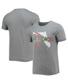Ahead Heathered Gray Arnold Palmer Invitational Florida State Flag Tri-blend T-shirt In Heathered Gray