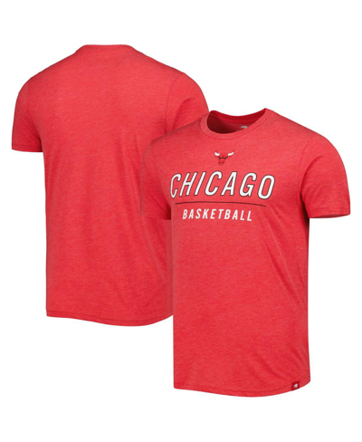 Sportiqe Men's And Women's  Red Chicago Bulls Turbo Tri-blend T-shirt