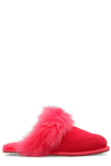 Ugg Scuff Sis Genuine Shearling Mule Slipper In Fuchsia