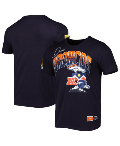 Pro Standard Men's  Navy Denver Broncos Hometown Collection T-shirt