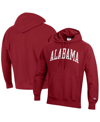 Champion Crimson Alabama Crimson Tide Team Arch Reverse Weave Pullover Hoodie In Crimson